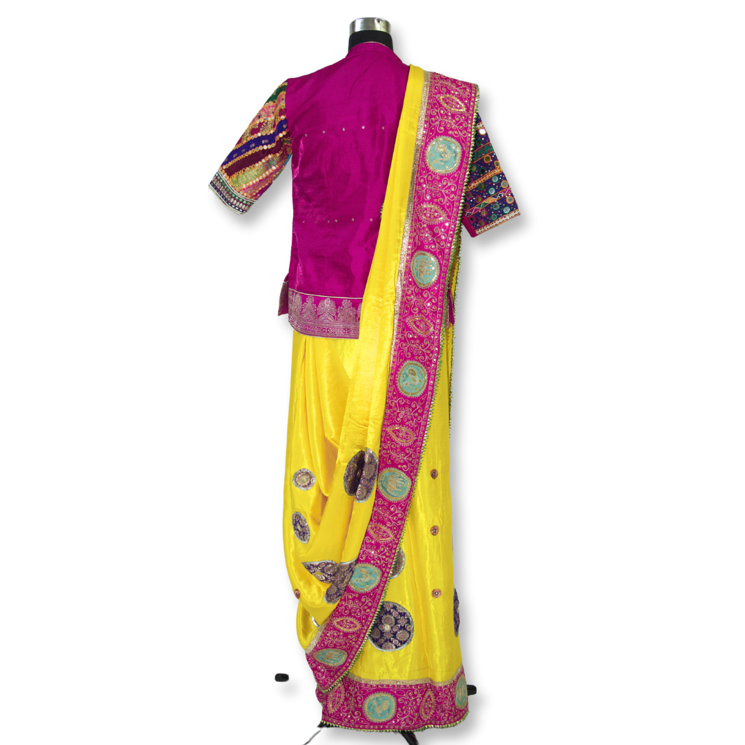 Manisha - Banarasi Kutchi Aari Work Saree