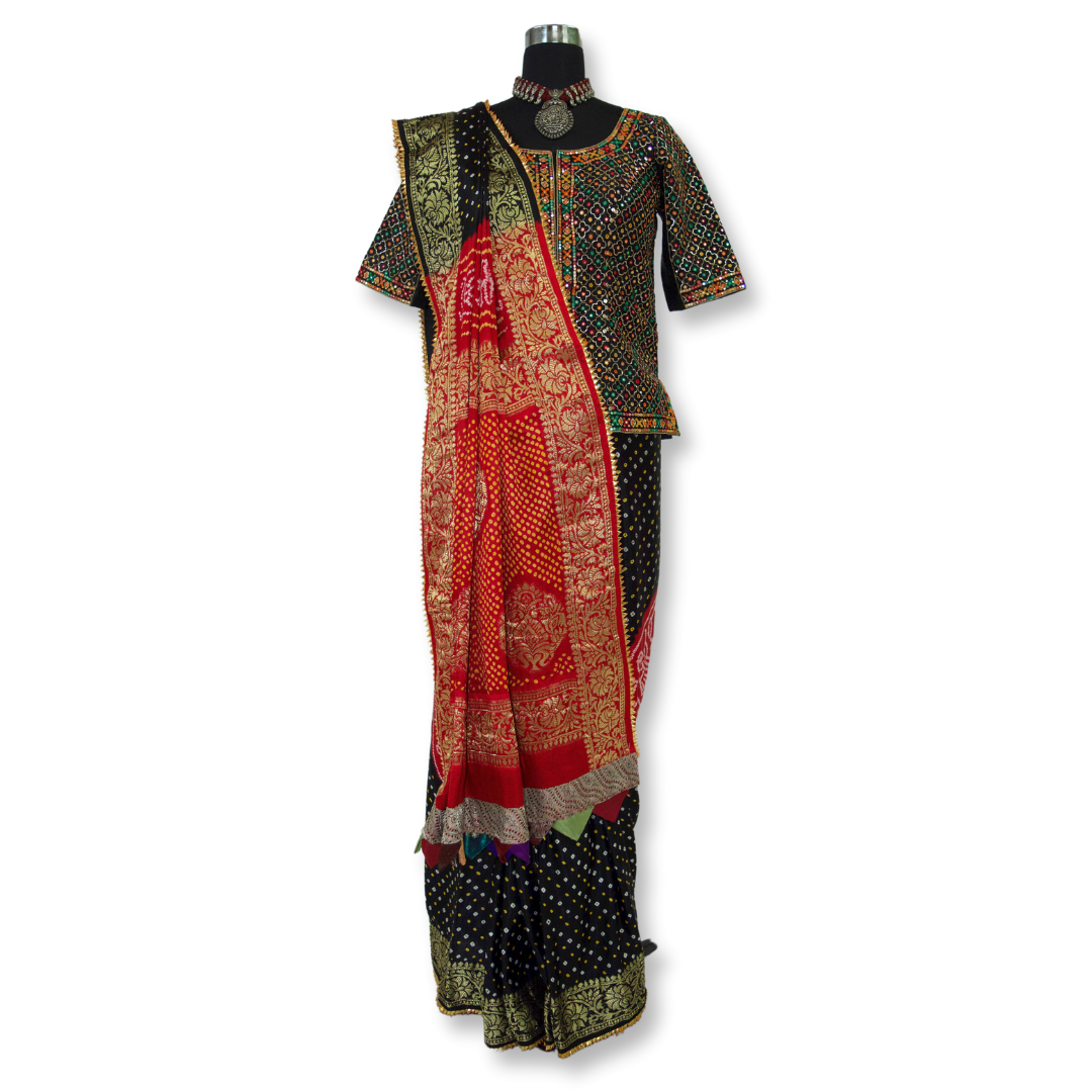 Ekta - Banarasi Bandhani Saree
