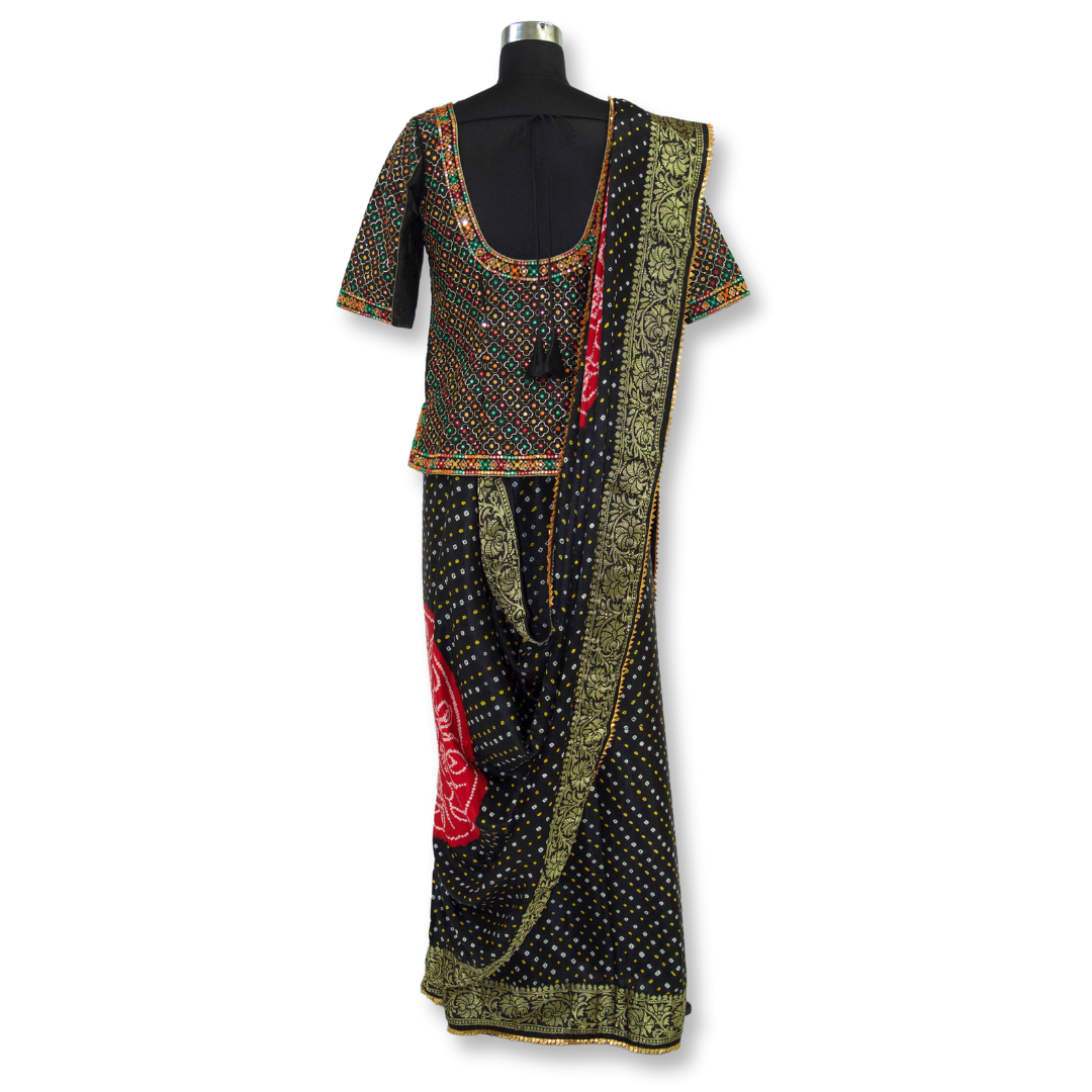 Ekta - Banarasi Bandhani Saree