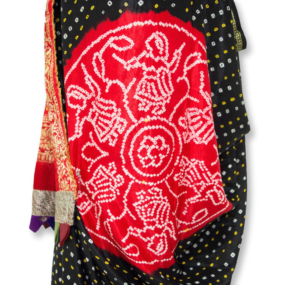 Ekta - Banarasi Bandhani Saree