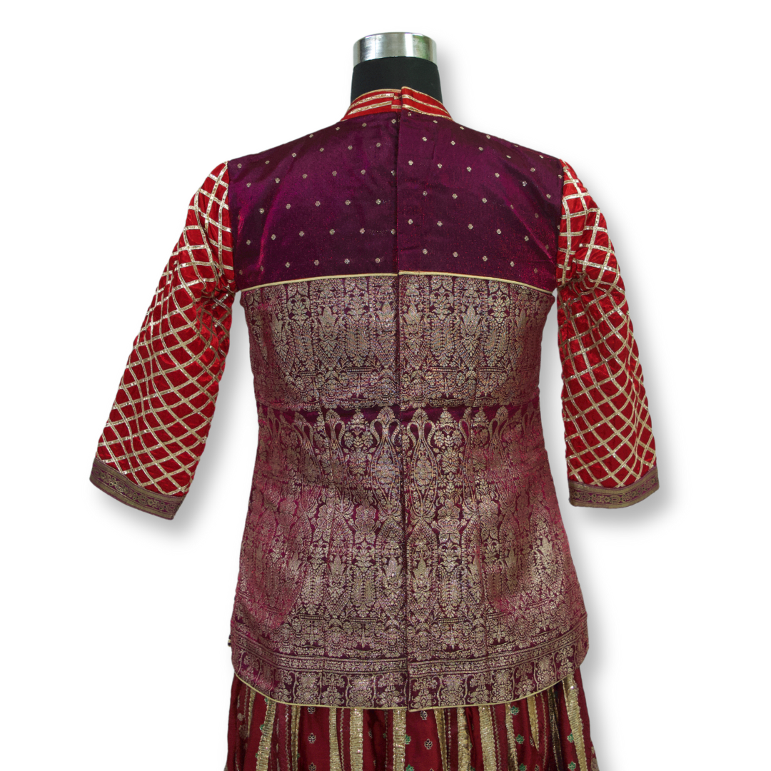 Nisha - Gotta tui yoke blouse