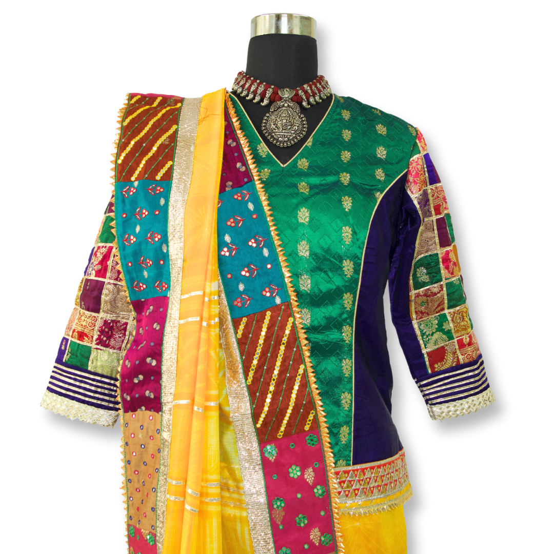 Heenal - Shibori Banarasi Saree (only saree available)