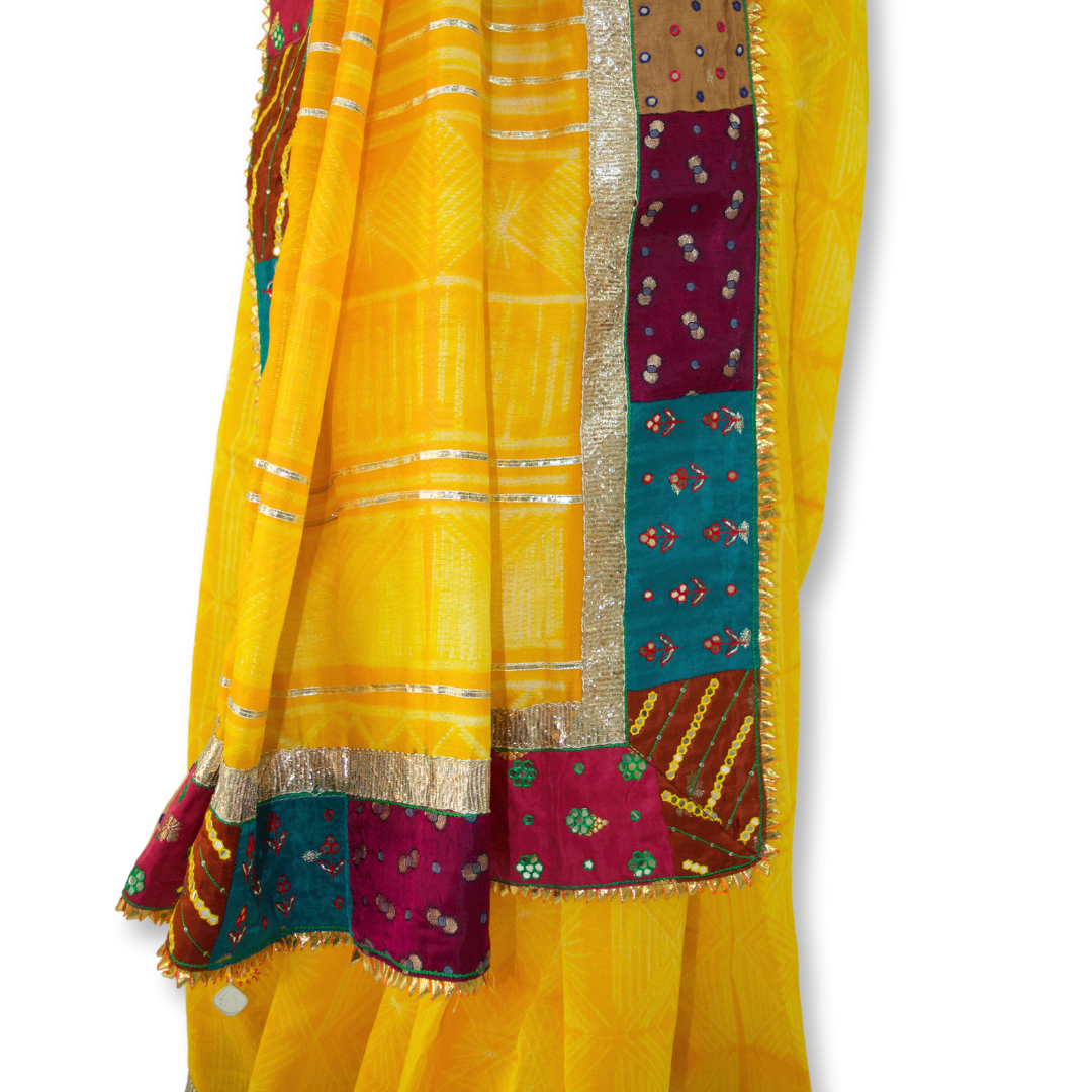 Heenal - Shibori Banarasi Saree (only saree available)
