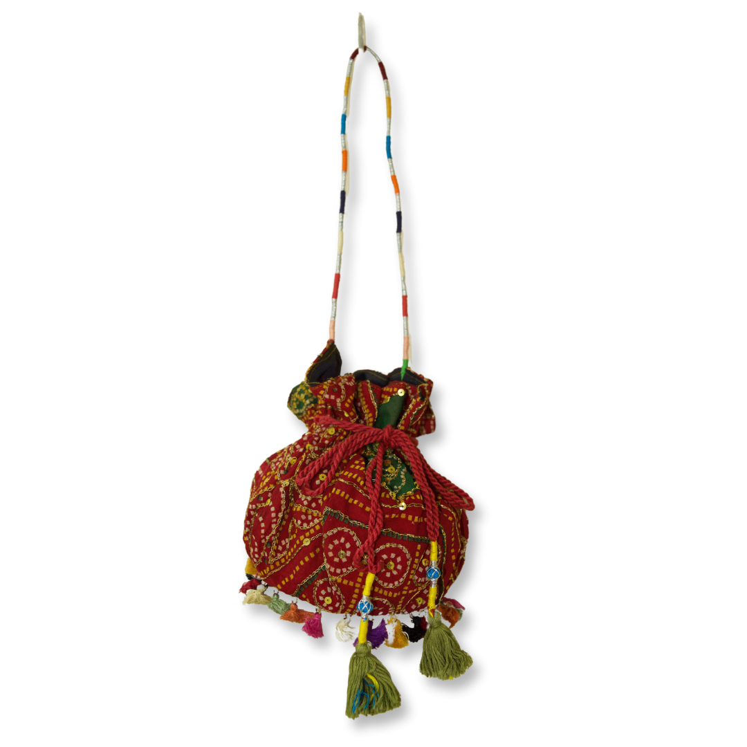 Naitra - Bandhani Potli Bag