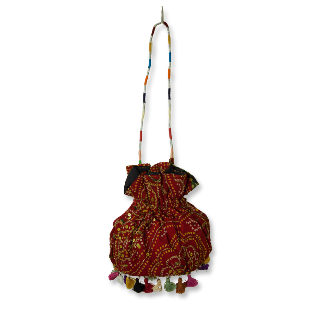 Naitra - Bandhani Potli Bag