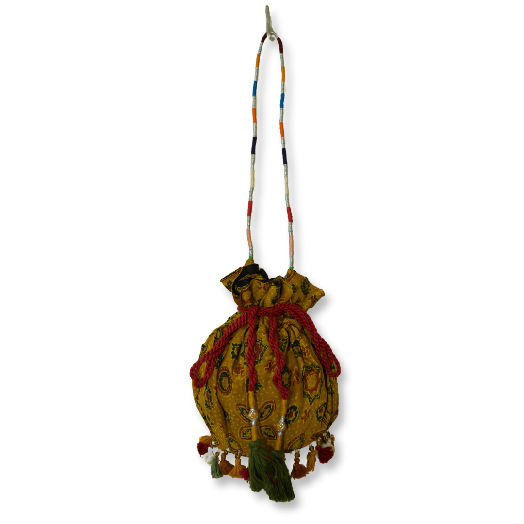 Paanchi - Ajarakh Potli Bag