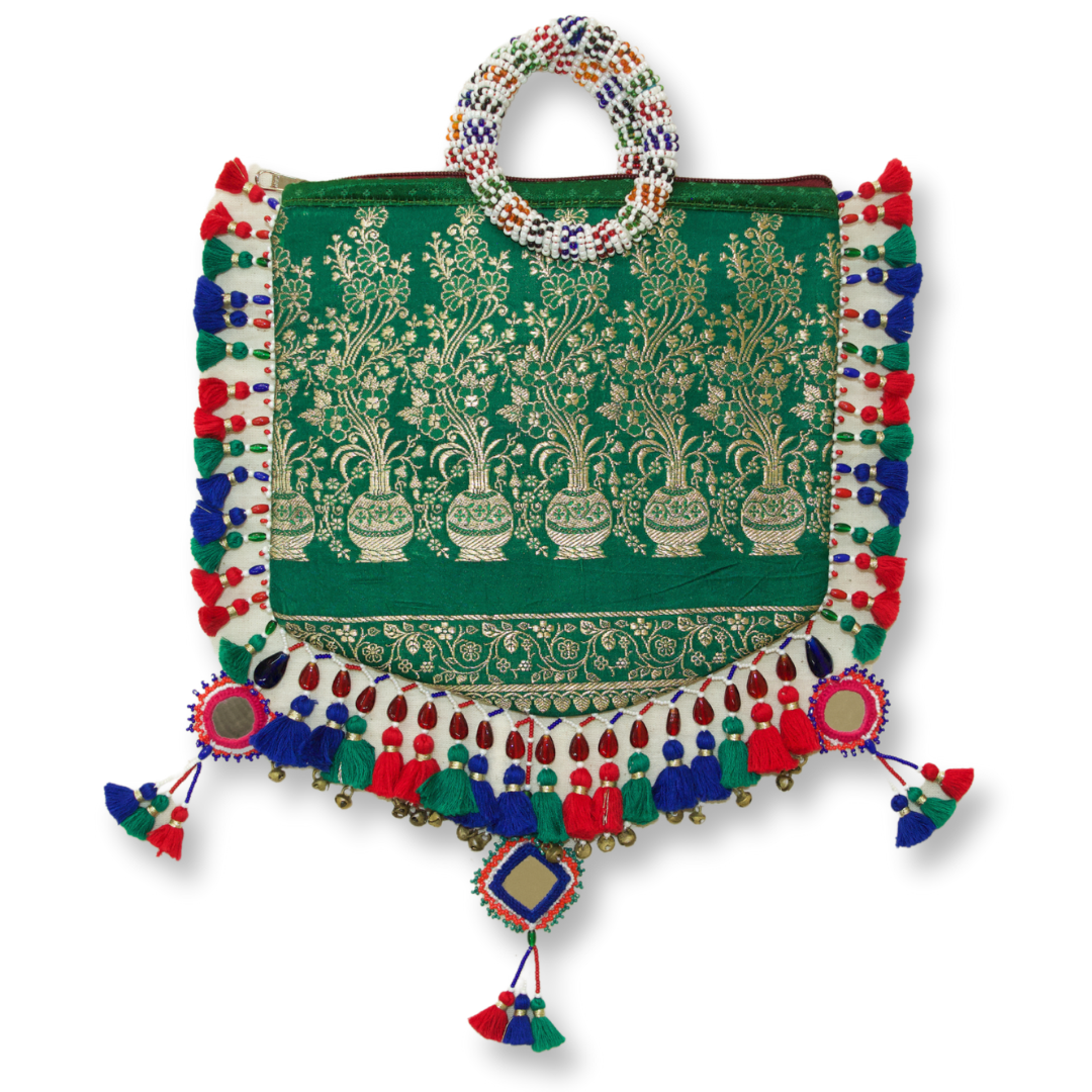Bansi - Kutchi Banarasi hand bag