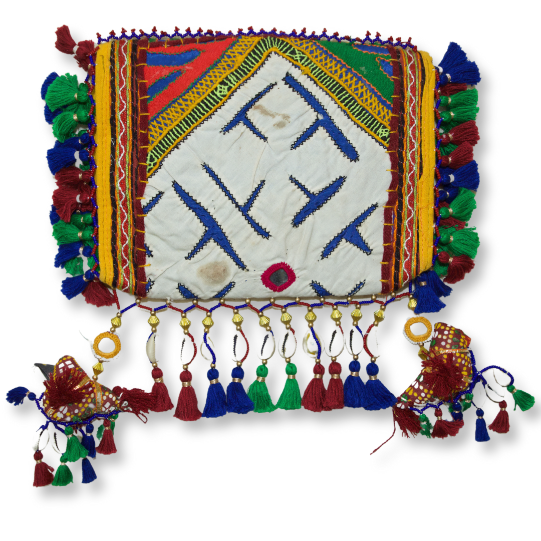 Yamini - Antique applique work sling bag