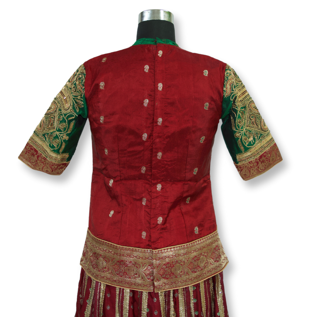 Sandhya - Marodi work banarasi blouse