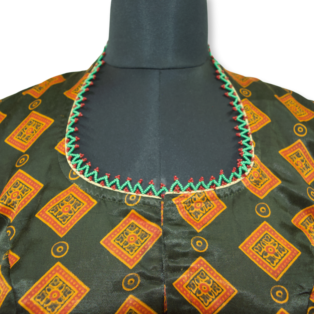 Kruti - Gaji silk long blouse