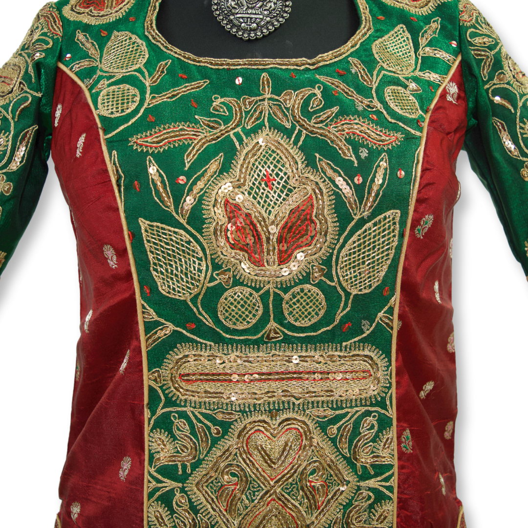 Sandhya - Marodi work banarasi blouse