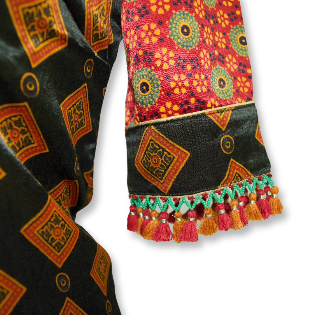 Kruti - Gaji silk long blouse