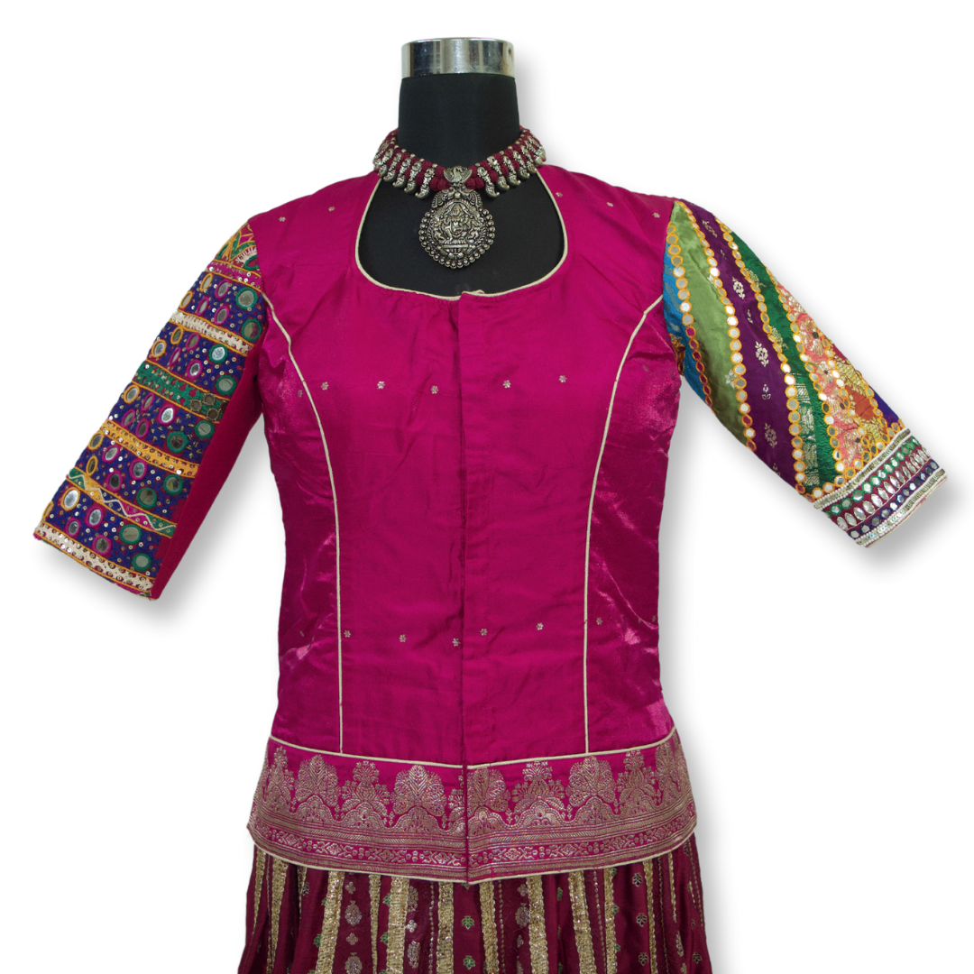 Rekha - Banarasi mirror work blouse
