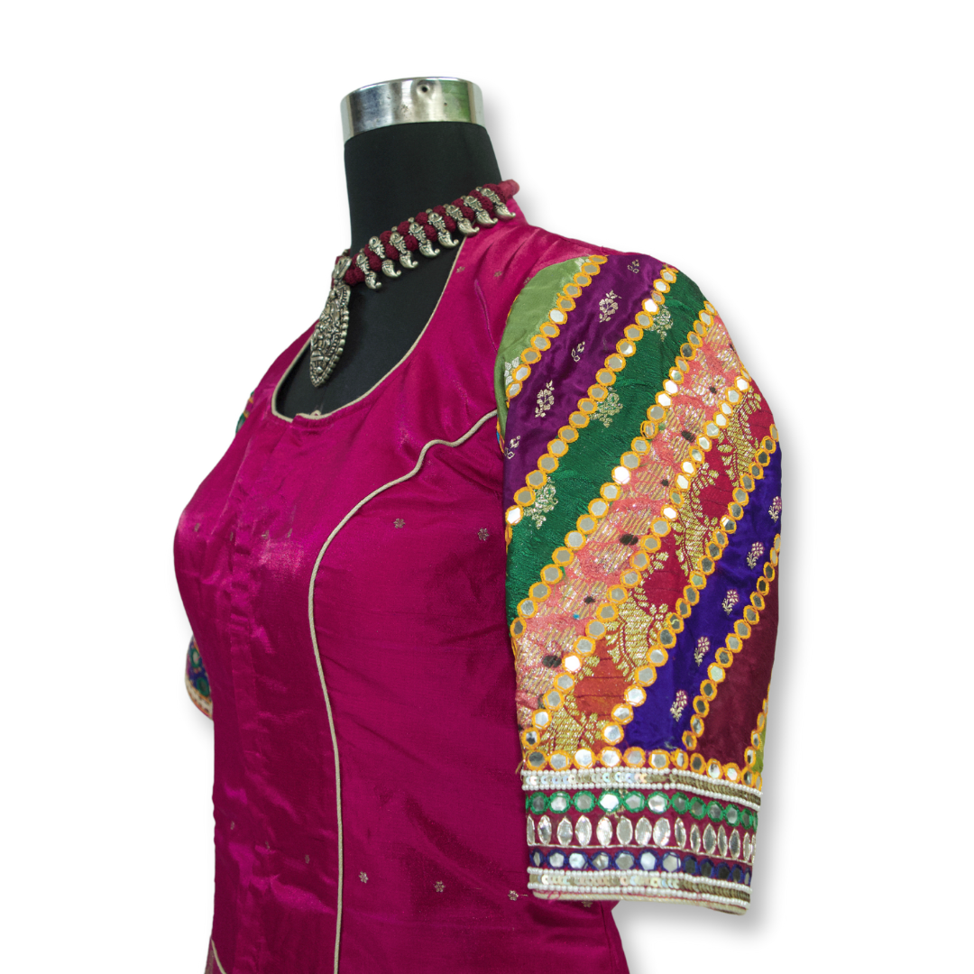 Rekha - Banarasi mirror work blouse