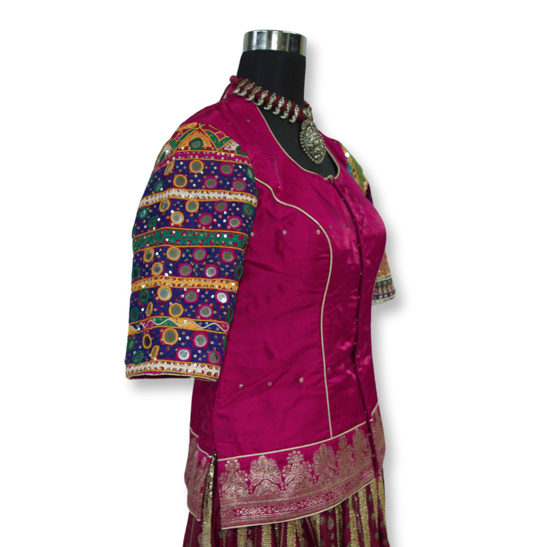 Rekha - Banarasi mirror work blouse