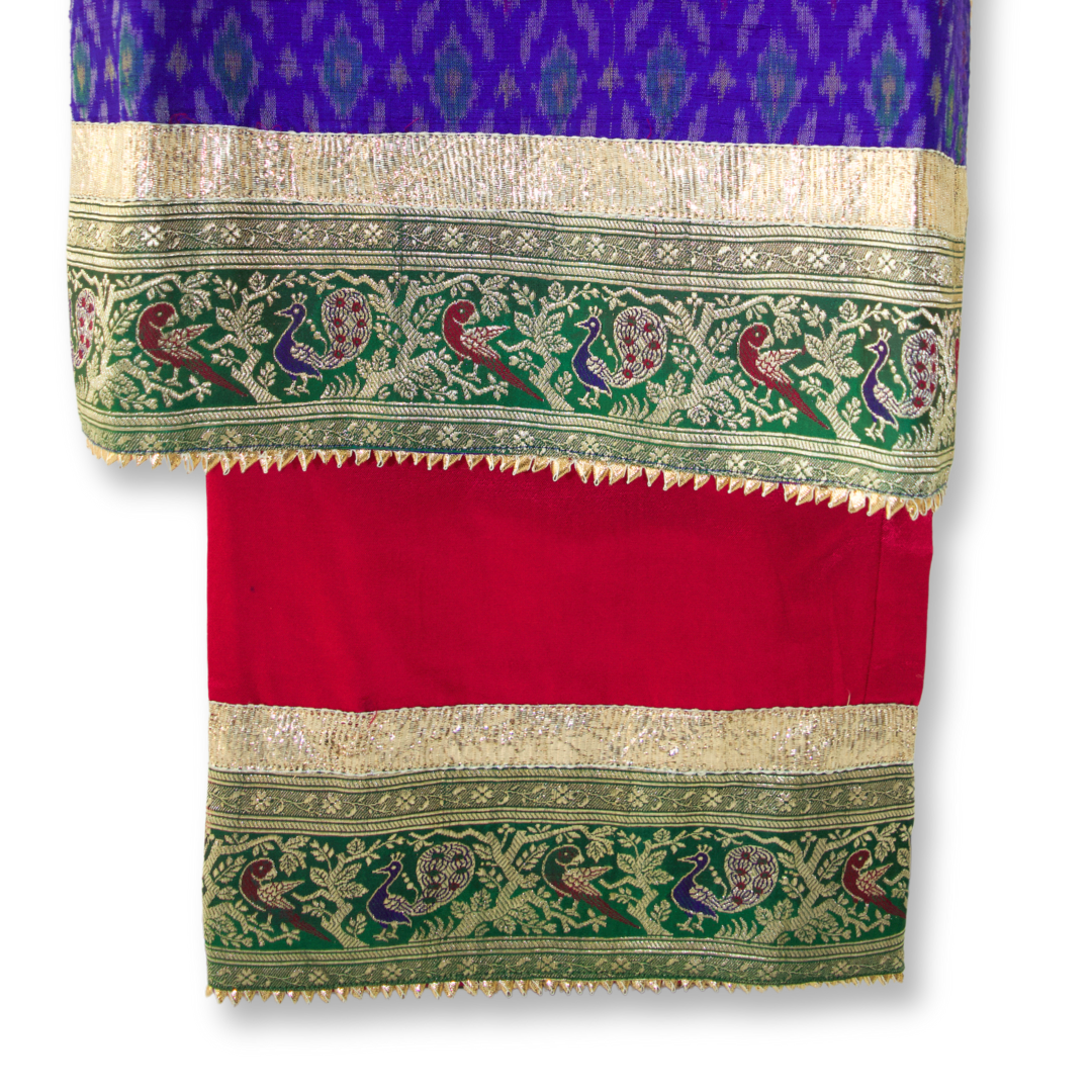 Radha - Marodi with Bandhani Kurta Set