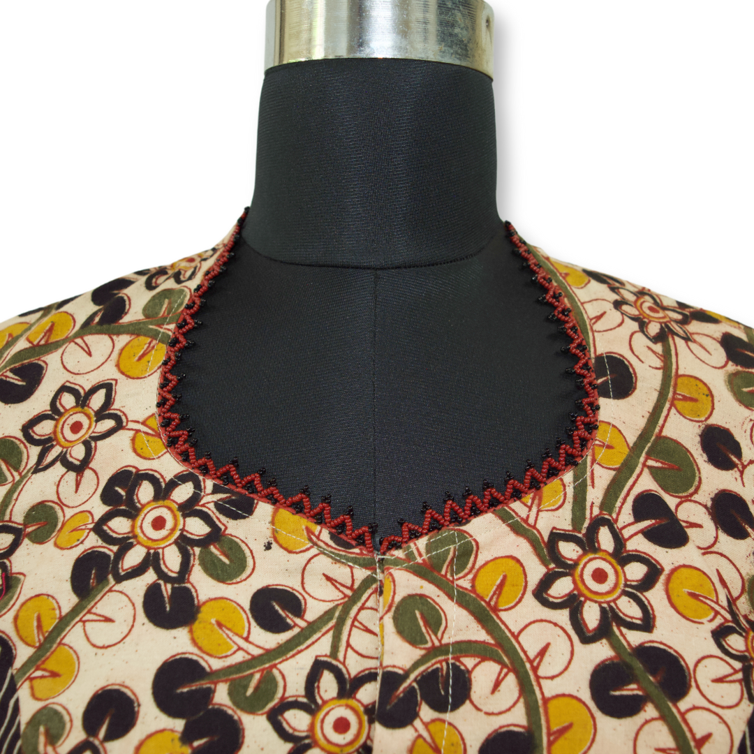 Kajal - Kalamkari cotton long blouse