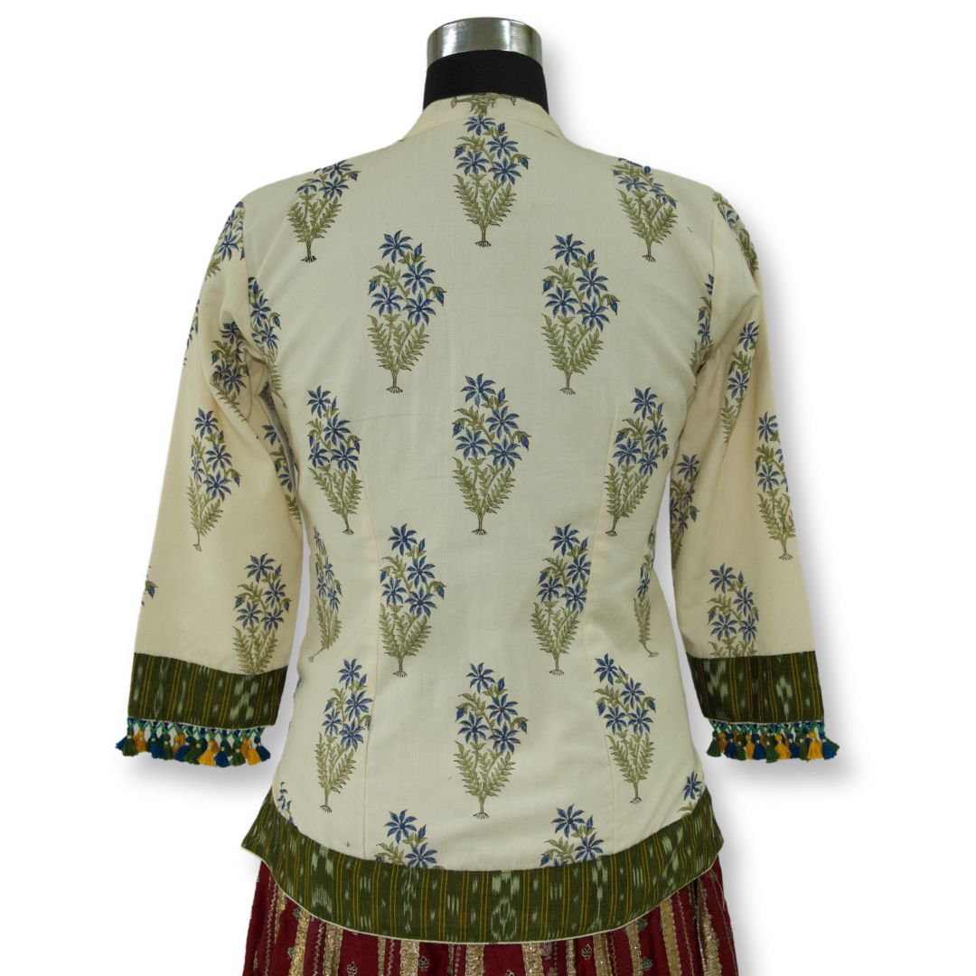Shrishti - Cotton ikkat blouse