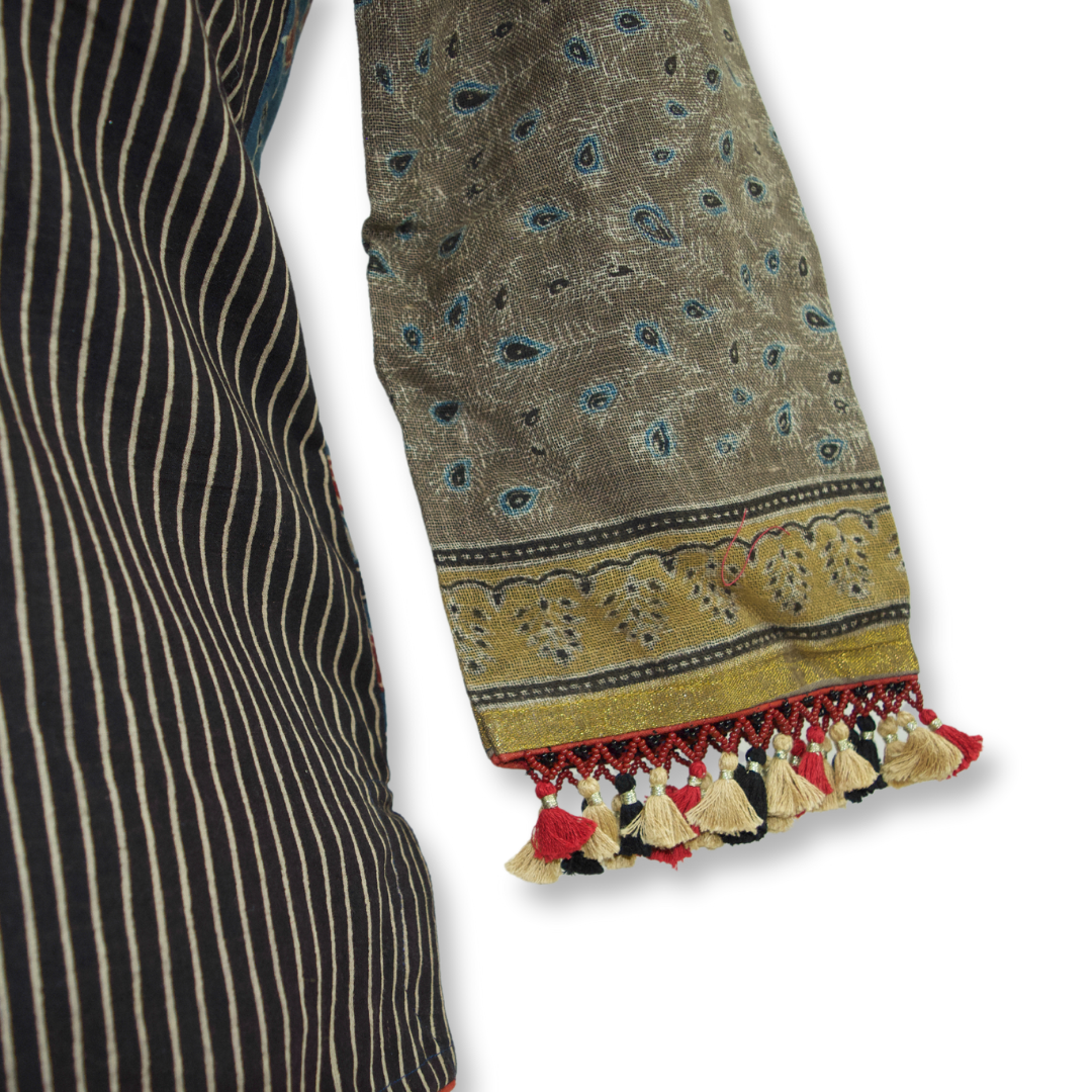 Lakshmi - Ajarakh Cotton long Blouse