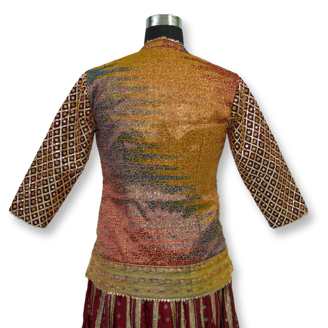 Sneha - Banarasi gotta tui long blouse