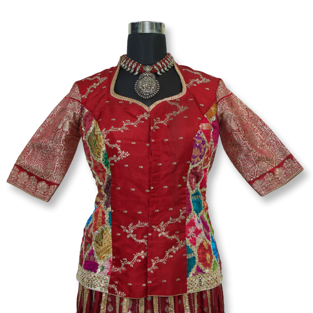 Shehnaz - Banarasi long blouse
