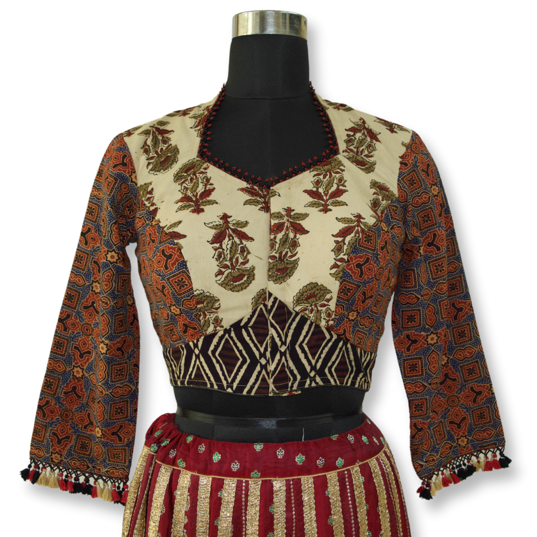 Krina - Ajarakh blouse