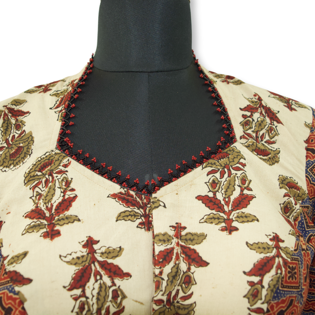 Krina - Ajarakh blouse