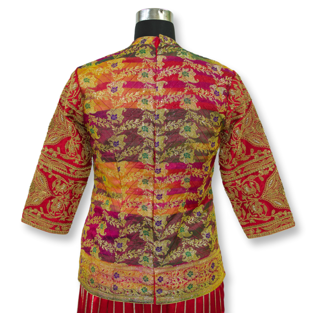 Gauri - Marodi work banarasi blouse