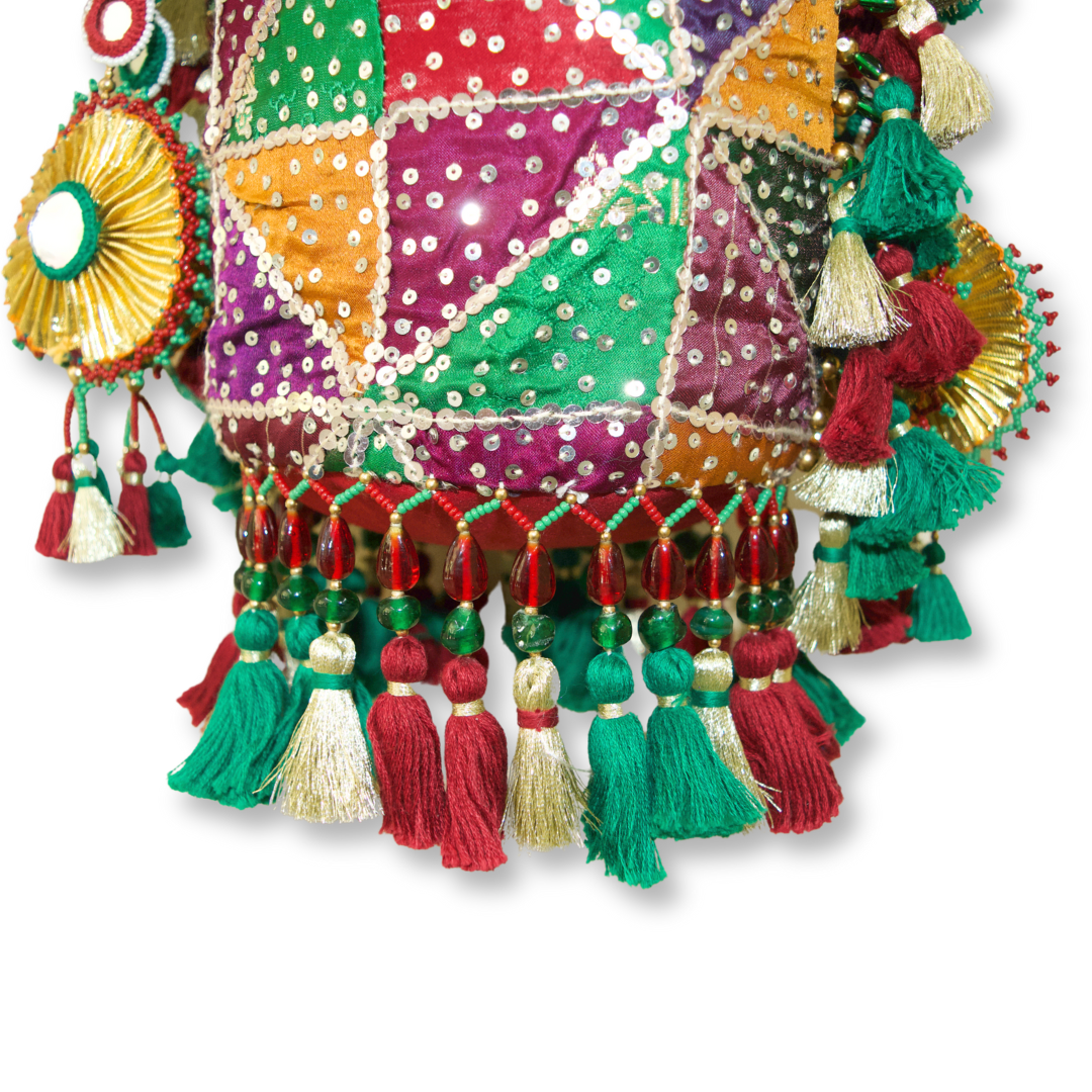 Kamla - Banarasi patch work potli bag