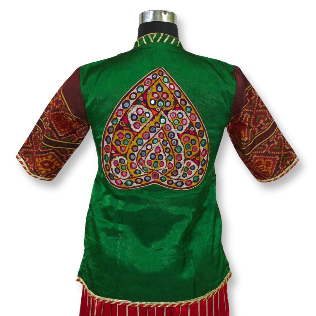 Aruna - Kutchi patola long blouse