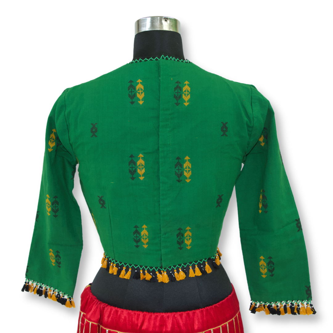 Yashvi - Khadi Cotton Short Blouse