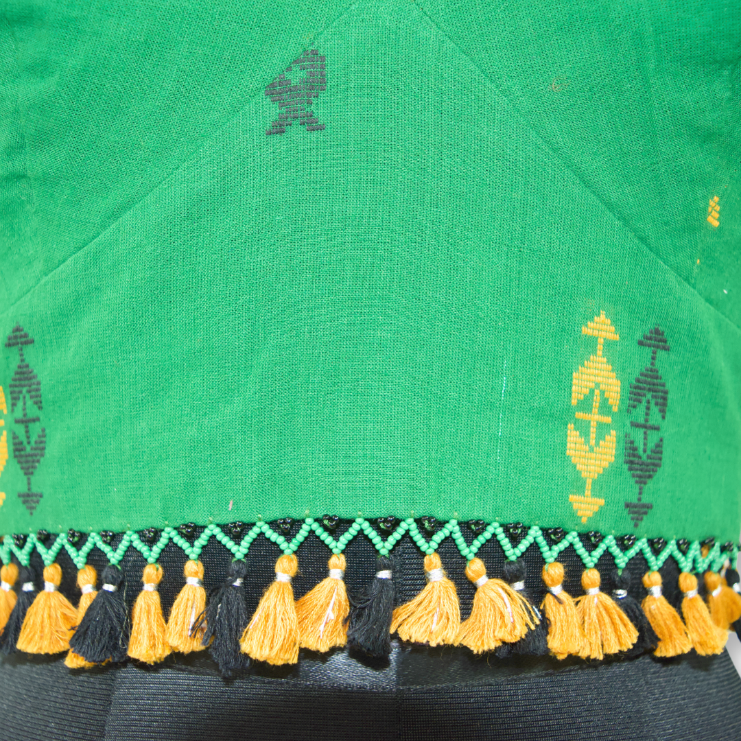 Yashvi - Khadi Cotton Short Blouse