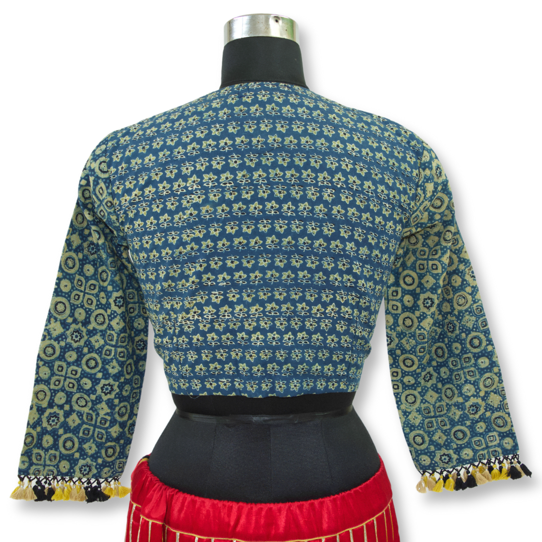 Yamini - Ajarakh Cotton Short Blouse