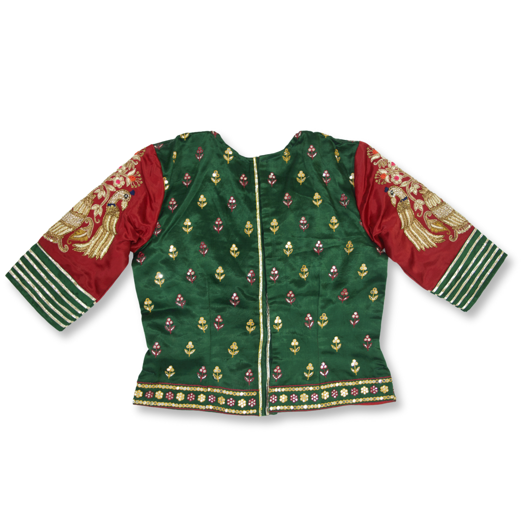 Krisha - Zardosi with mirror work blouse