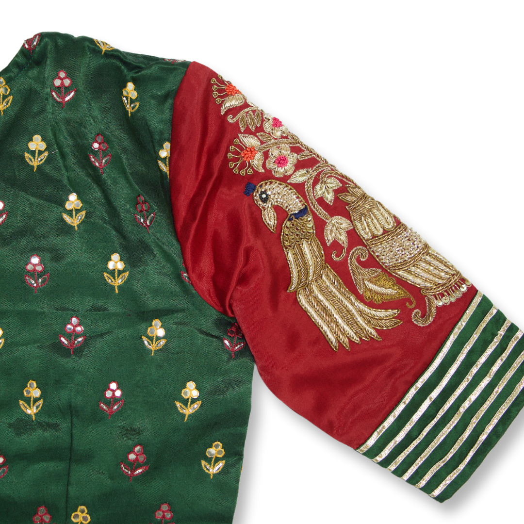 Krisha - Zardosi with mirror work blouse