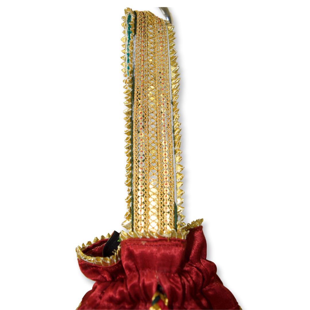Dhwani - Pichwai marodi work potli bag