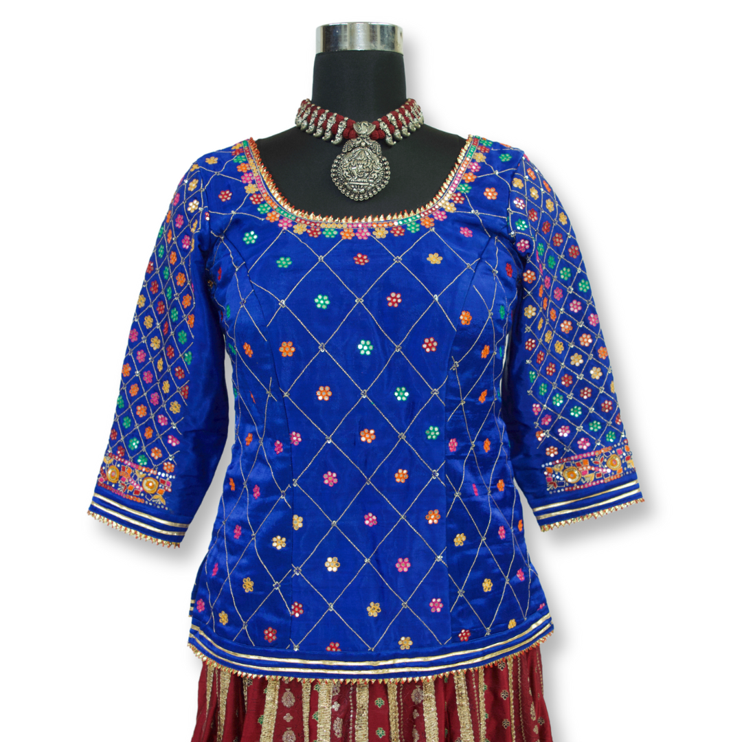 Kumari - Mirror work long blouse