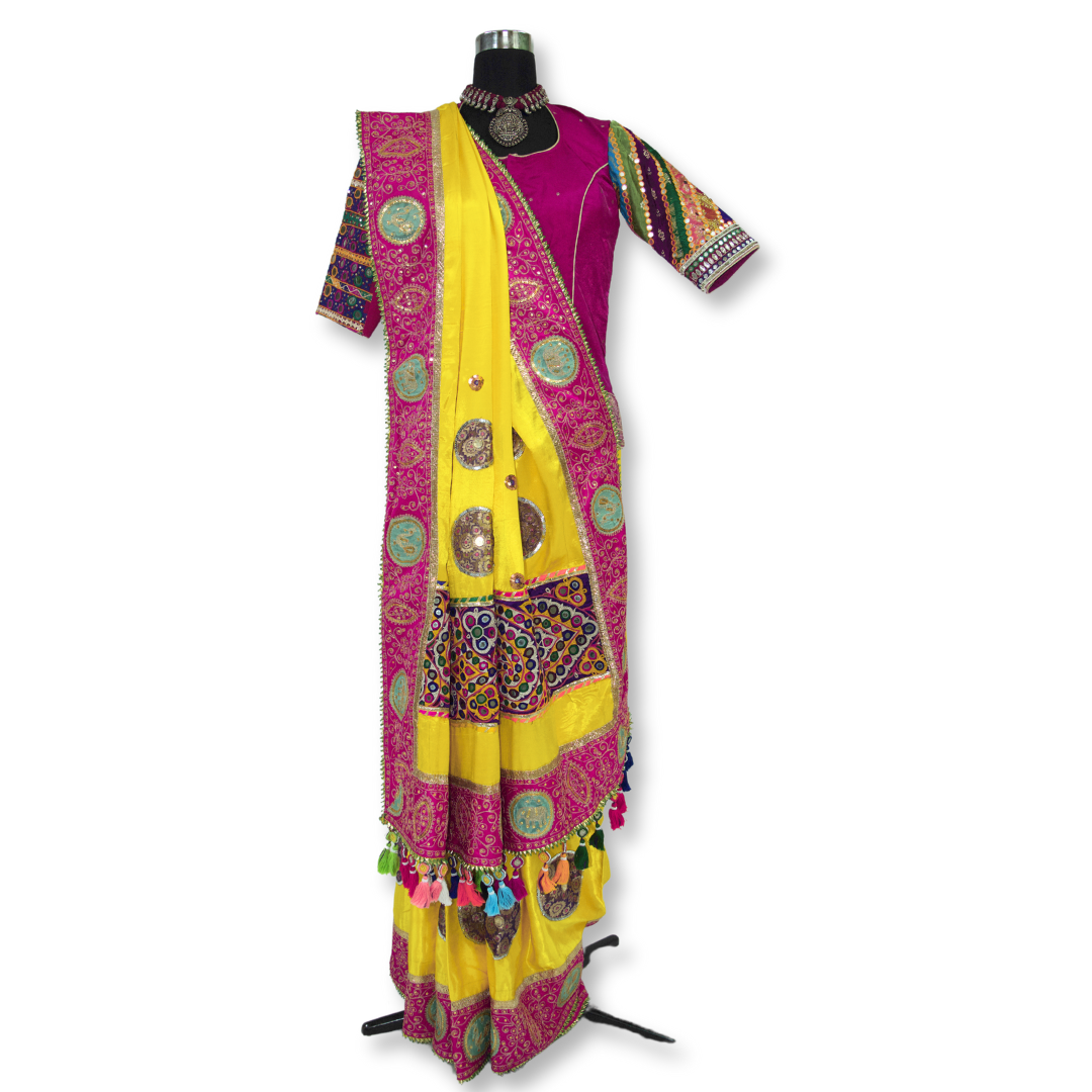 Manisha - Banarasi Kutchi Aari Work Saree