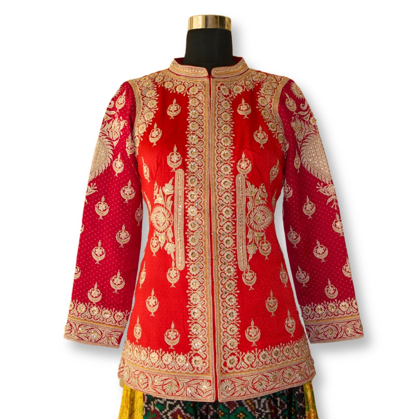 Roopa - Khadi Marodi Work Long Blouse