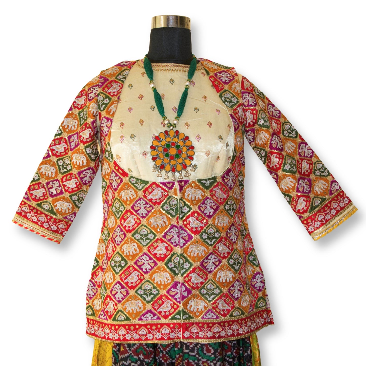 Durga - Real Zari Applique Work Blouse