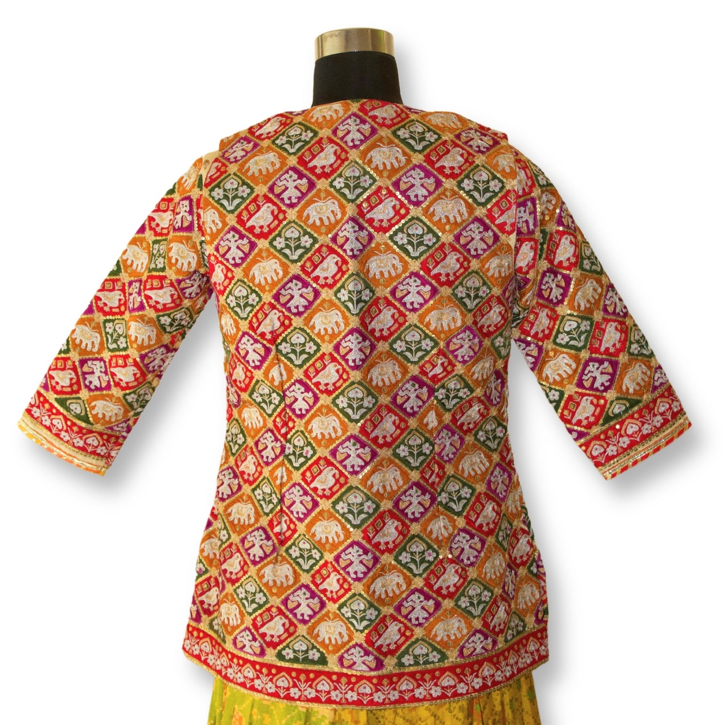 Durga - Real Zari Applique Work Blouse