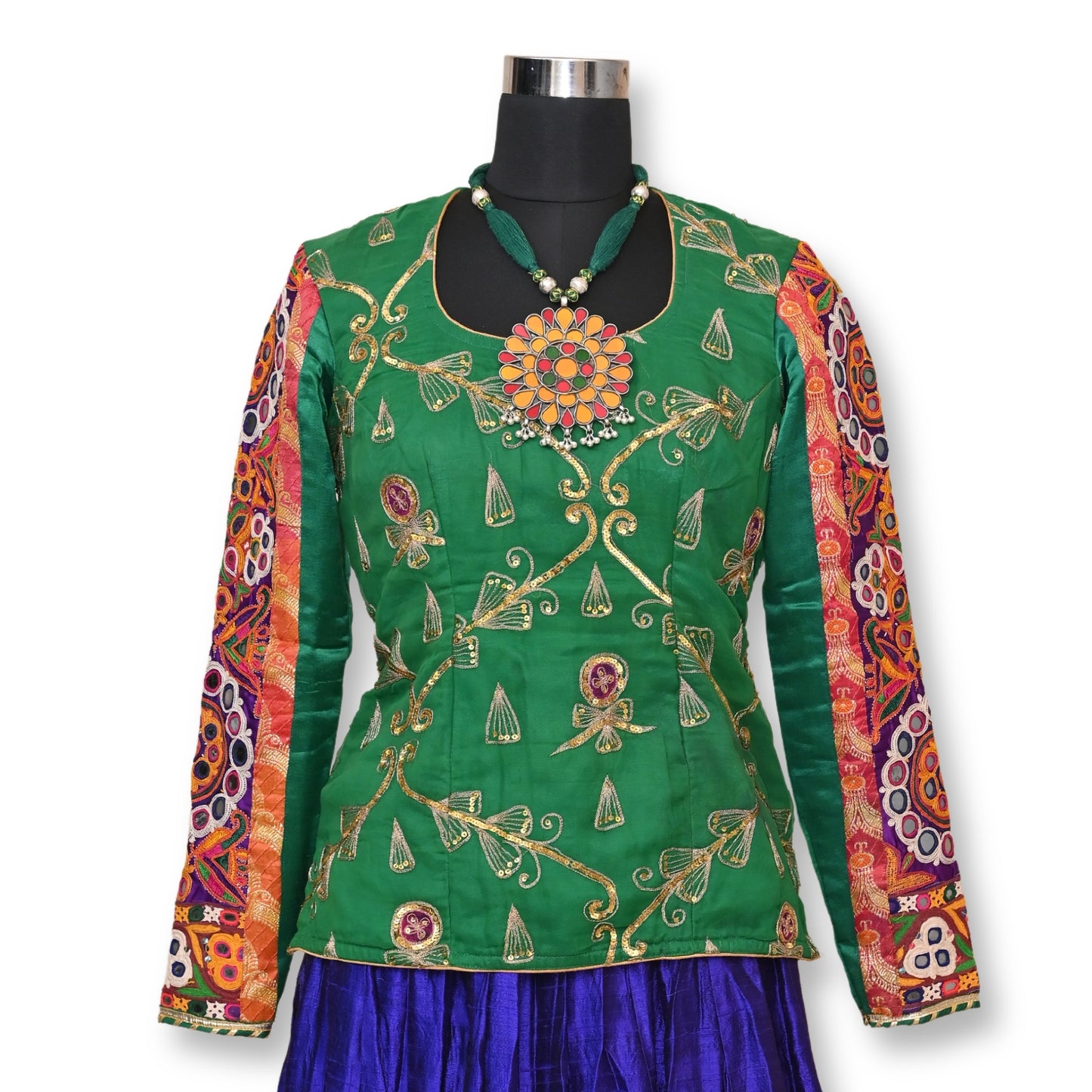 Pushpa - Kutchi sequence work blouse