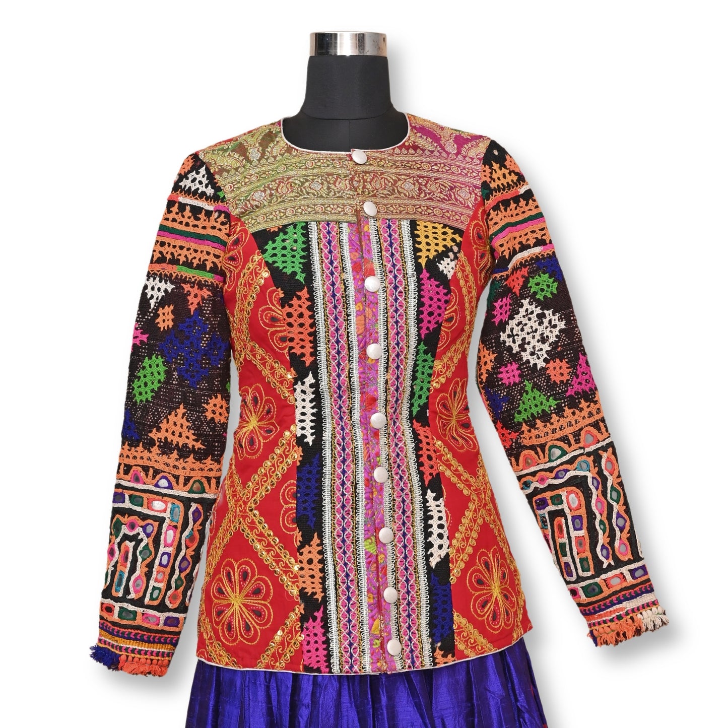 Kanti - Wollen kutchi long blouse