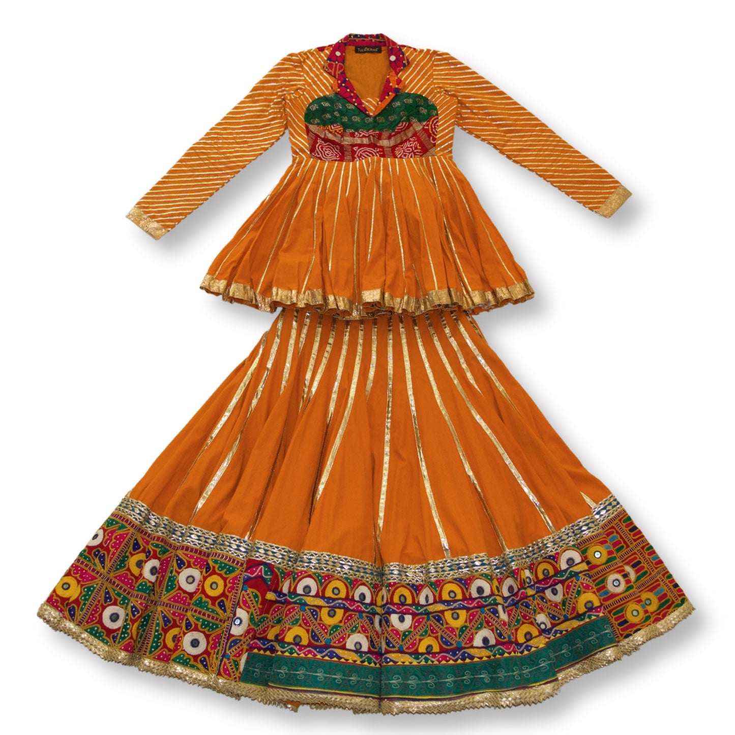 Kala - Khadi cotton kutchi lehenga