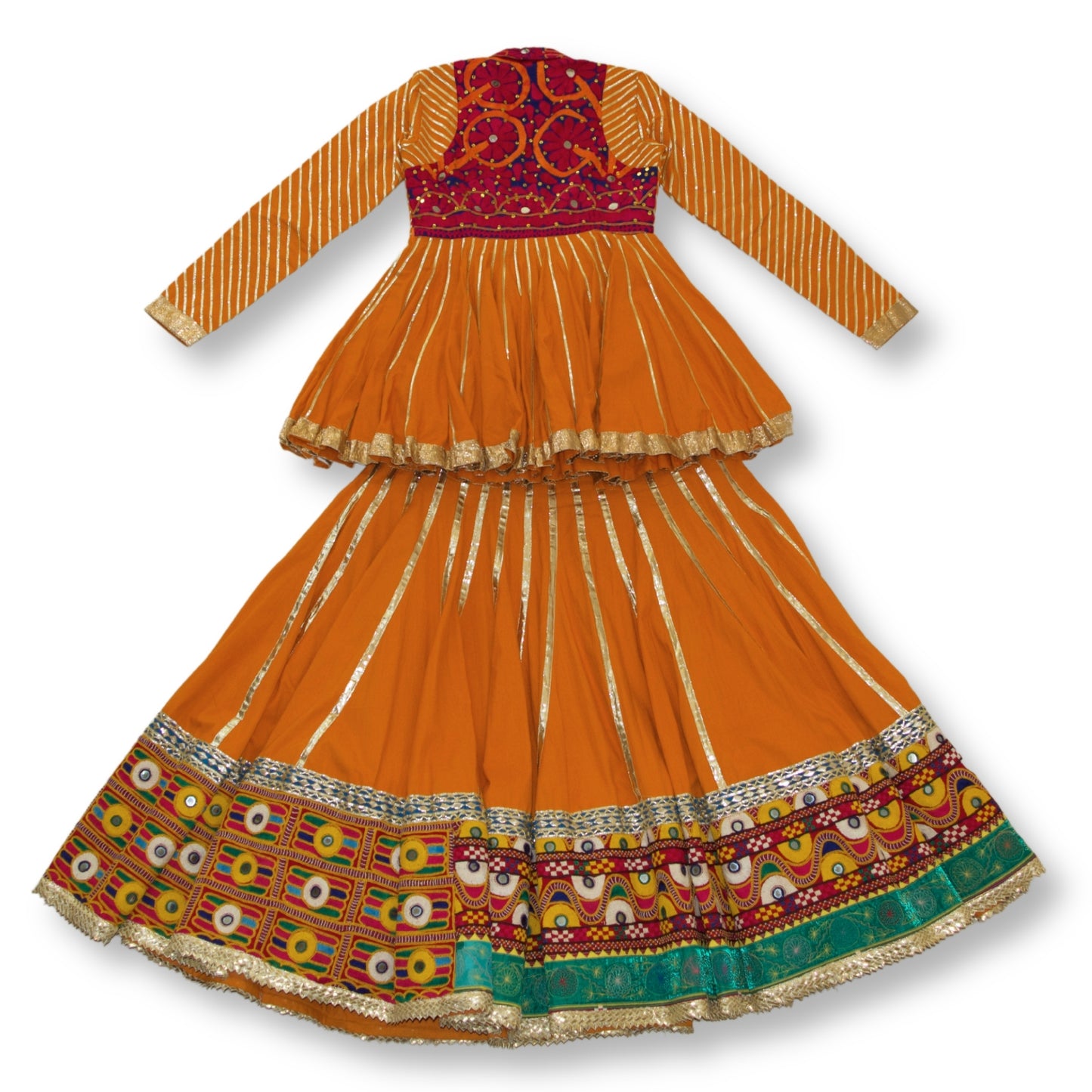 Kala - Khadi cotton kutchi lehenga