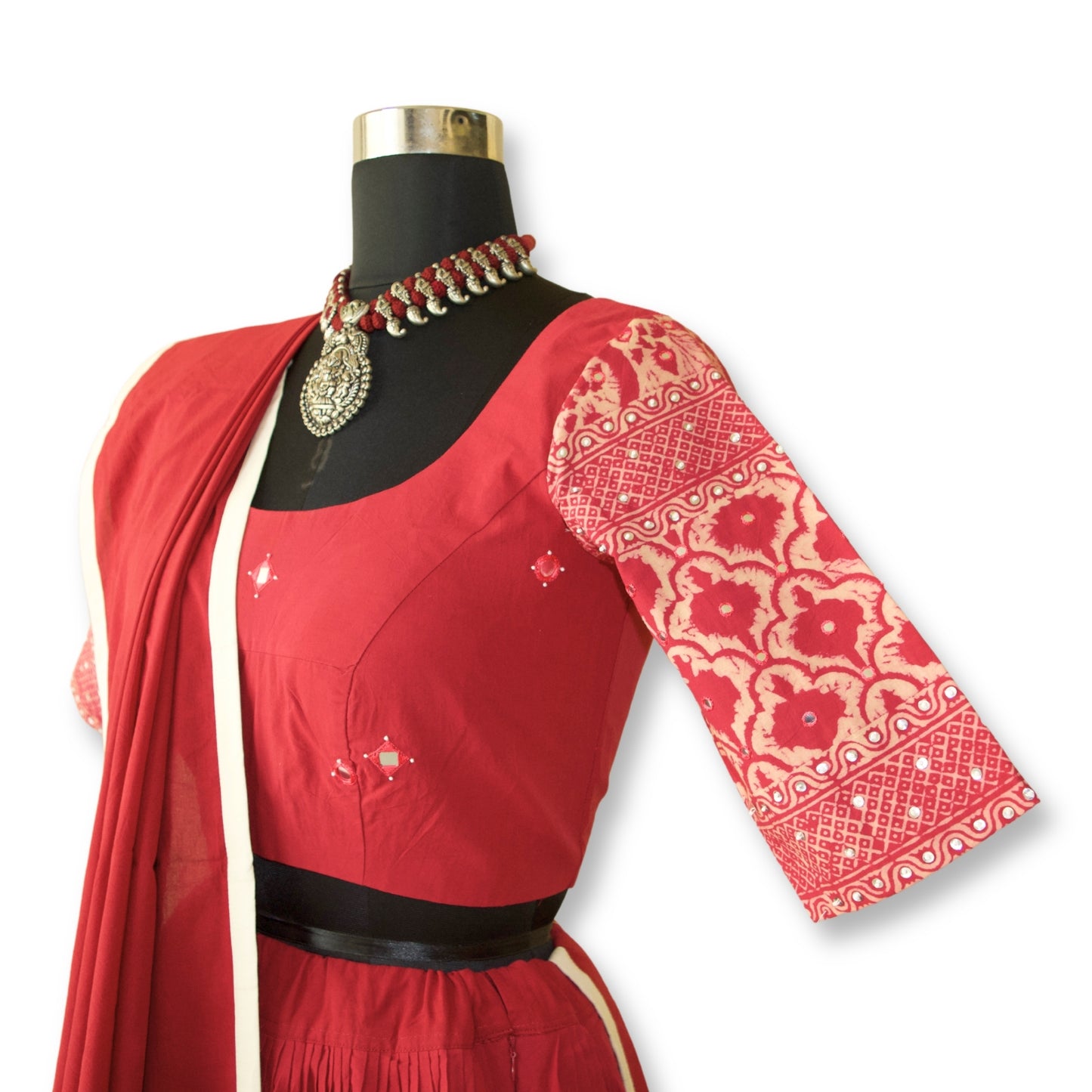 Bharti - Ajarakh cotton lehenga