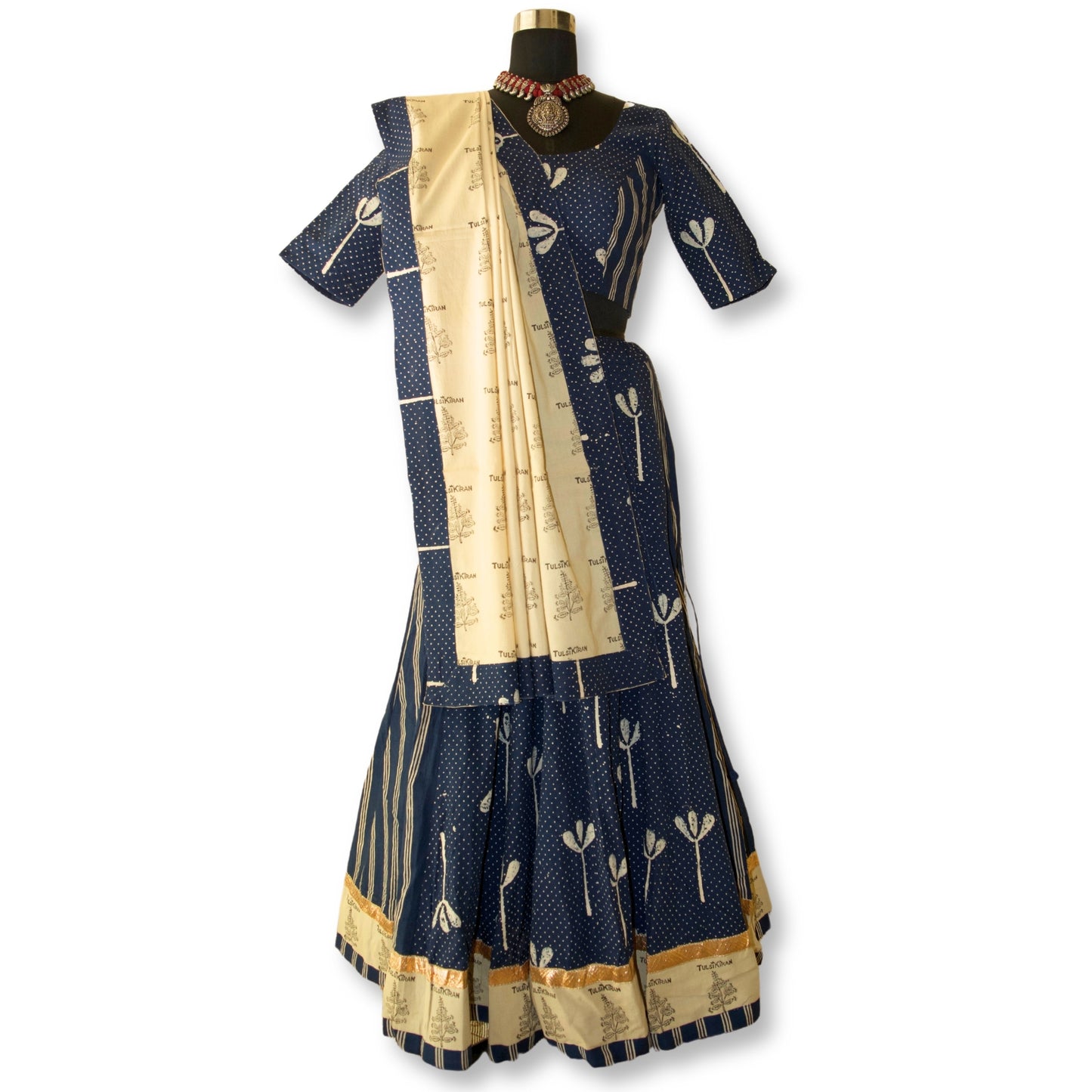 Champa - Ajarakh cotton lehenga