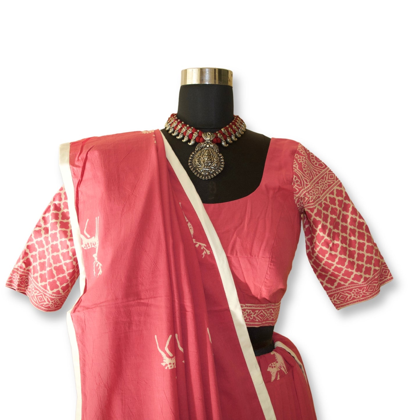 Mitra - Ajarakh cotton lehenga choli
