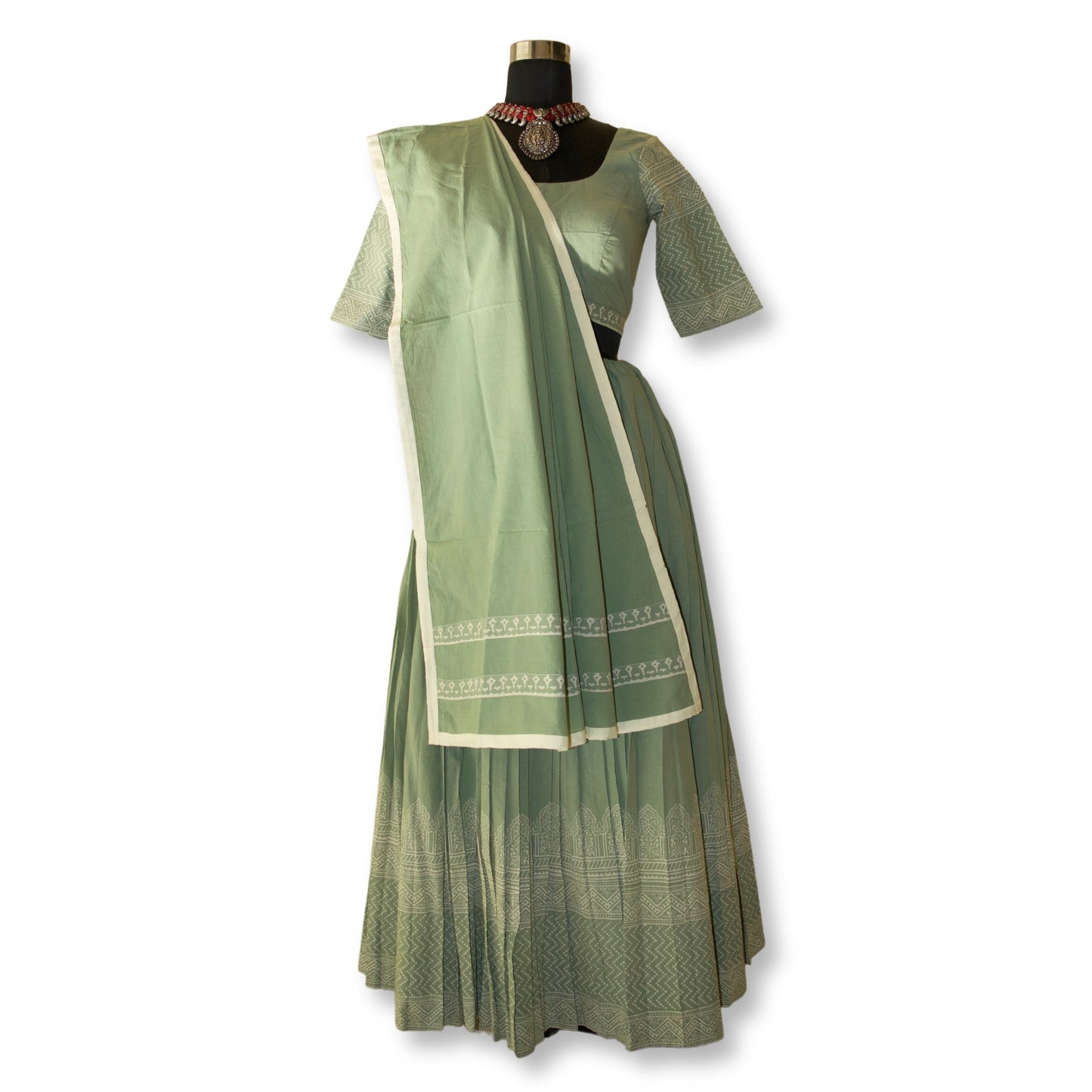 Vasant - Ajarakh cotton lehenga choli