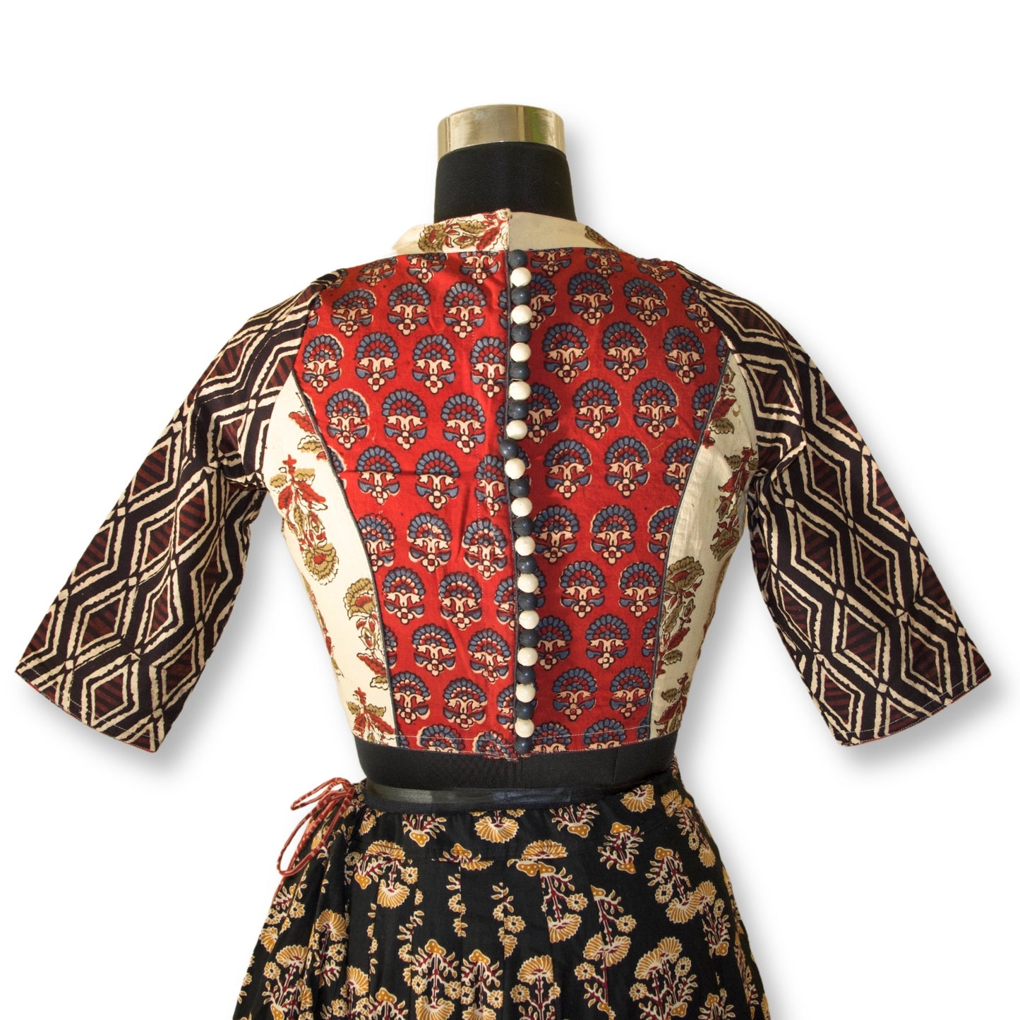 Valli - Ajarakh cotton lehenga